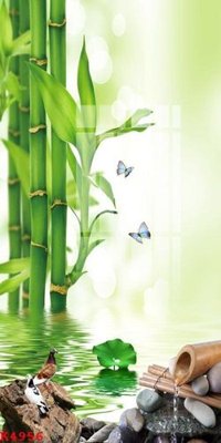 File tranh gốc in trần nhà File gốc in tranh tổng hợp K4956 3D