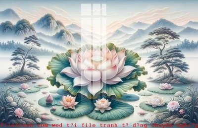 File gốc in ấn File gốc in tranh tổng hợp K49930 độ phân giải cao