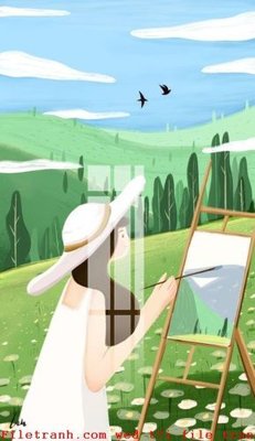 File gốc File gốc in tranh tổng hợp K50141 (bản quyền) cho in ấn