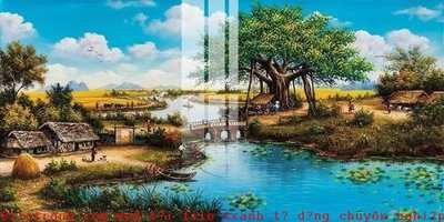 File in ấn File gốc in tranh tổng hợp K50524 (bản gốc) chất lượng cao