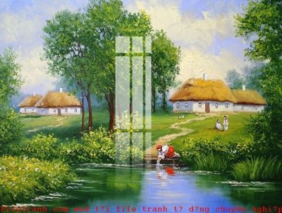 File gốc File gốc in tranh tổng hợp K50576 (in lụa) chi tiết cao