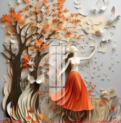 File gốc File gốc in tranh tổng hợp K50580 (in tráng gương) ốp tường