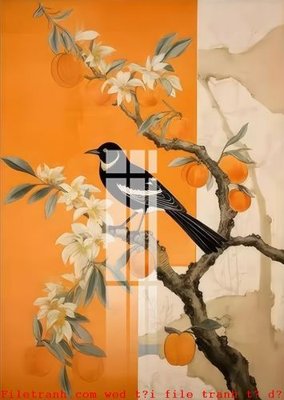 Ảnh gốc File gốc in tranh tổng hợp K50632 (nét căng) in mica