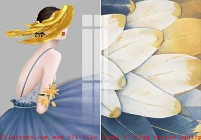 Download file gốc File gốc in tranh tổng hợp K50658 (in mica) trong suốt