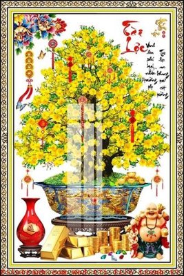 File in mica File gốc in tranh tổng hợp K50698 (bản gốc) làm vách ngăn