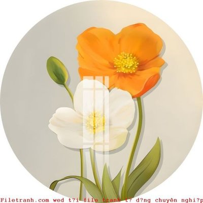 Ảnh gốc file in lụa File gốc in tranh tổng hợp K50964 chi tiết