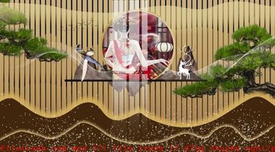 File PSD File gốc in tranh tổng hợp K51227 (nguyên gốc) chất lượng cao