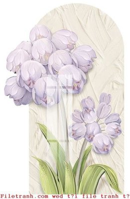 Download file gốc File gốc in tranh tổng hợp K51243 (in lụa) hoa lá