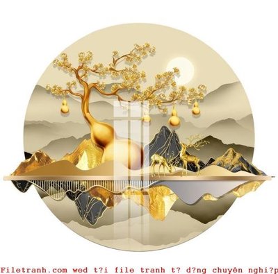 File in ấn File gốc in tranh tổng hợp K51254 (bản gốc) chất lượng cao