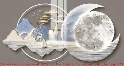 File in mica File gốc in tranh tổng hợp K51280 (bản gốc) sắc sảo