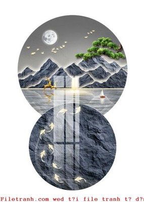 File ảnh File gốc in tranh tổng hợp K51333 (gốc) in decal dán tường