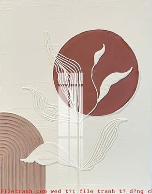 File gốc File gốc in tranh tổng hợp K51429 (in tráng gương) hiện đại