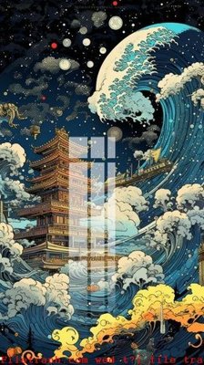 File gốc File gốc in tranh tổng hợp K51484 (in lụa) chi tiết cao