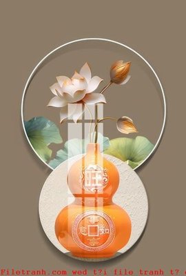 File gốc File gốc in tranh tổng hợp K52013 (in lụa) tranh phong thủy