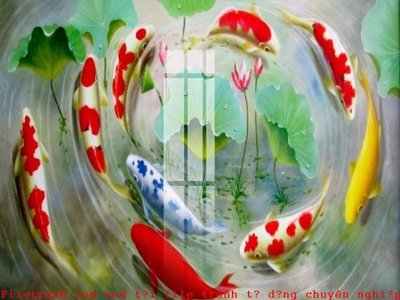 Tải file File gốc in tranh tổng hợp K52299 (gốc) chủ đề hoa sen