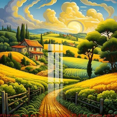 File gốc File gốc in tranh tổng hợp K52305 (in ấn) màu sắc trung thực