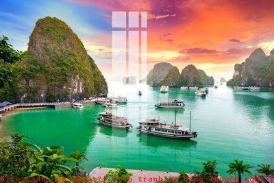 File gốc File gốc in tranh tổng hợp K52448 (in lụa) tranh thuận buồm