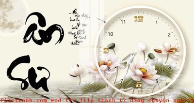 File tranh File gốc in tranh tổng hợp K52966 (bản gốc) in lụa 5D