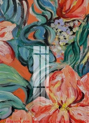 File tranh gốc PSD File gốc in tranh tổng hợp K53166 còn nguyên layer