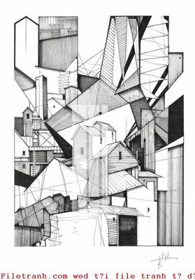 File in trần File gốc in tranh tổng hợp K53188 (bản gốc) trời sao