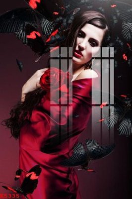 File tranh File gốc in tranh tổng hợp K5335 (gốc) phong cách tối giản