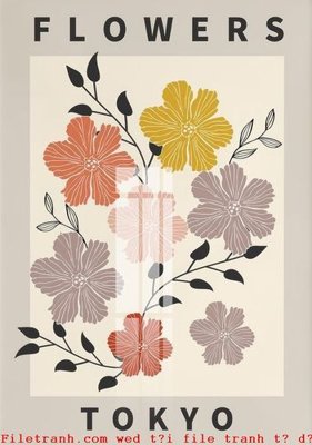 File gốc File gốc in tranh tổng hợp K53805 (cho in ấn) độc quyền