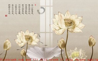 File gốc File gốc in tranh tổng hợp K53958 (in lụa) hoa văn cổ điển