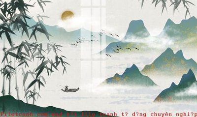 File gốc File gốc in tranh tổng hợp K53982 (in lụa) tranh thuận buồm