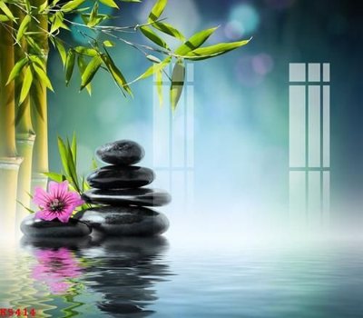 File in trần File gốc in tranh tổng hợp K5414 (bản gốc) phong cảnh