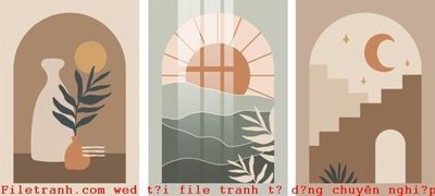 File tranh trang trí File gốc in tranh tổng hợp K54168 (file gốc)