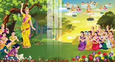 File tranh gốc in trần nhà File gốc in tranh tổng hợp K54198 3D