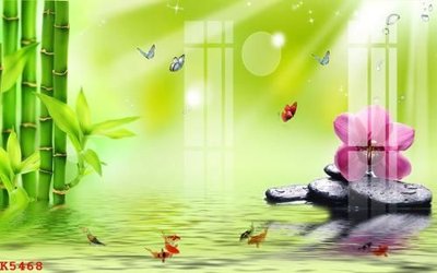 Download file gốc File gốc in tranh tổng hợp K5468 (in mica) trang trí