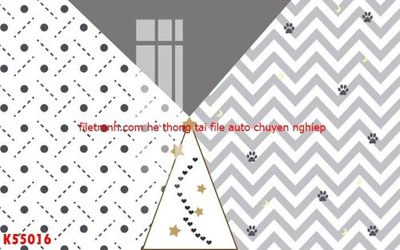 File in trần File gốc in tranh tổng hợp K55016 (bản gốc 3D) sống động