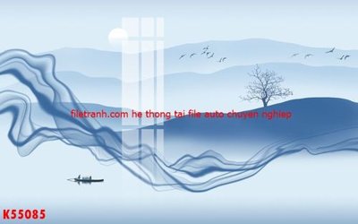 File tranh File gốc in tranh tổng hợp K55085 (gốc) chủ đề thành phố