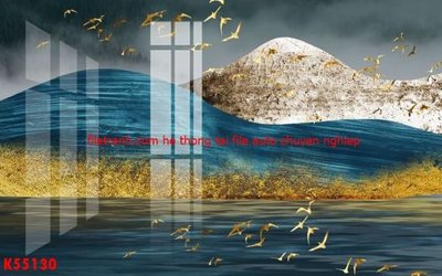 File tranh File gốc in tranh tổng hợp K55130 (gốc) chủ đề thiên nhiên