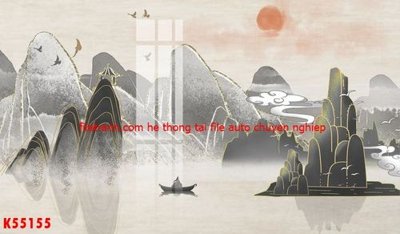 File tranh ảnh gốc File gốc in tranh tổng hợp K55155 dùng cho in khổ lớn