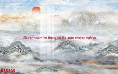 File gốc File gốc in tranh tổng hợp K55205 (in mica) trang trí