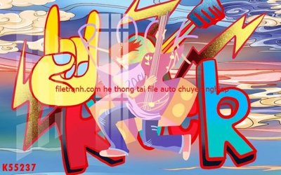 Hình ảnh file gốc File gốc in tranh tổng hợp K55237 cho in UV