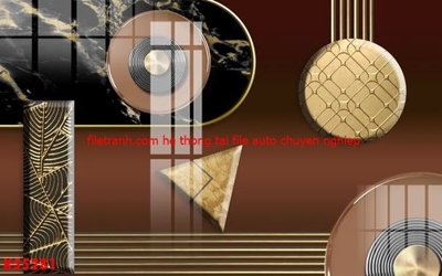 Download file gốc File gốc in tranh tổng hợp K55281 (in lụa) hoa lá