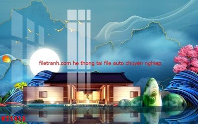 File gốc File gốc in tranh tổng hợp K55415 (trang trí) cho phòng khách