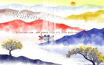 File gốc File gốc in tranh nền tường tổng hợp K55466 (trang trí) phòng ngủ