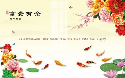 File in mica File gốc in tranh nền tường tổng hợp K55469 (bản gốc) làm vách ngăn