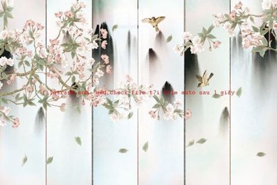 File PSD File gốc in tranh nền tường tổng hợp K55613 (nguyên bản) cho thiết kế