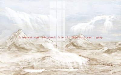 File gốc File gốc in tranh nền tường tổng hợp K55658 (in lụa) họa tiết 3D