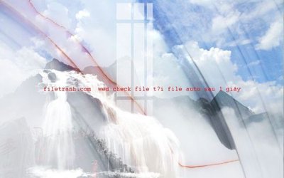 File in trần File gốc in tranh nền tường tổng hợp K56085 (bản gốc) phong cảnh