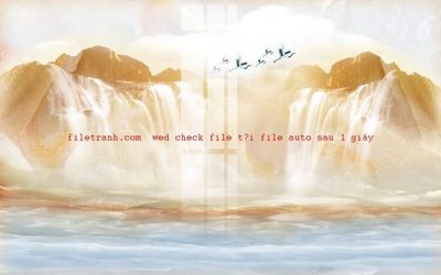 File in mica File gốc in tranh nền tường tổng hợp K56387 (bản gốc) siêu trong