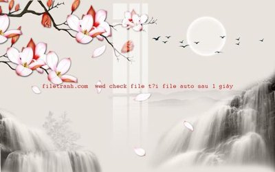 File PSD File gốc in tranh nền tường tổng hợp K56390 (bản gốc) đã tách nền