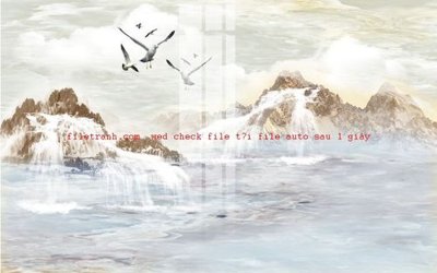 File gốc File gốc in tranh nền tường tổng hợp K56484 (in lụa) tranh thuận buồm