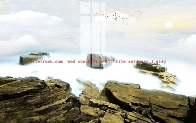 File tranh gốc File gốc in tranh nền tường tổng hợp K56631 (bản quyền) độc đáo