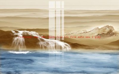 File in mica File gốc in tranh nền tường tổng hợp K56632 (bản gốc) làm vách ngăn